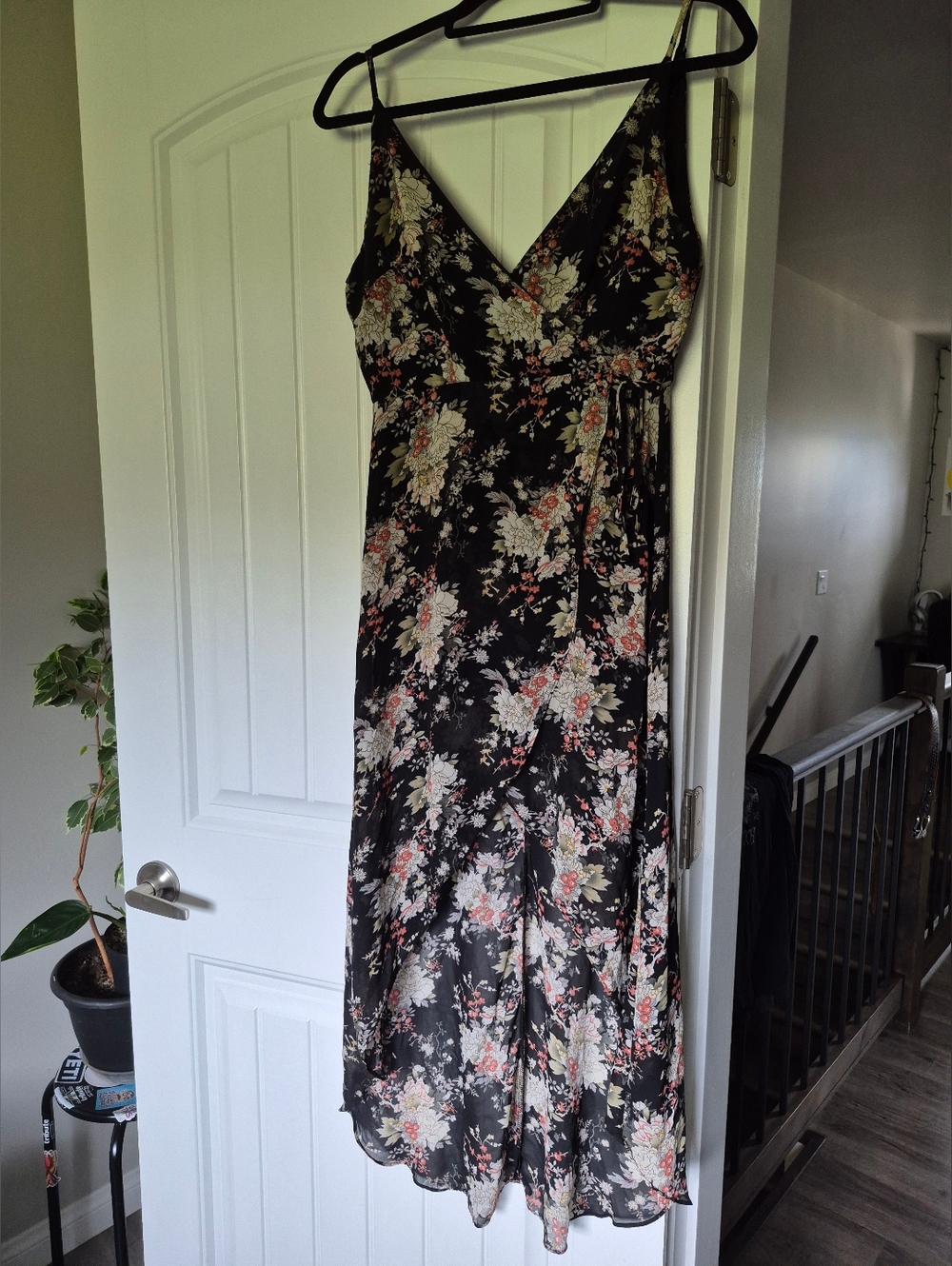 Summery Floral Hi-low Dress